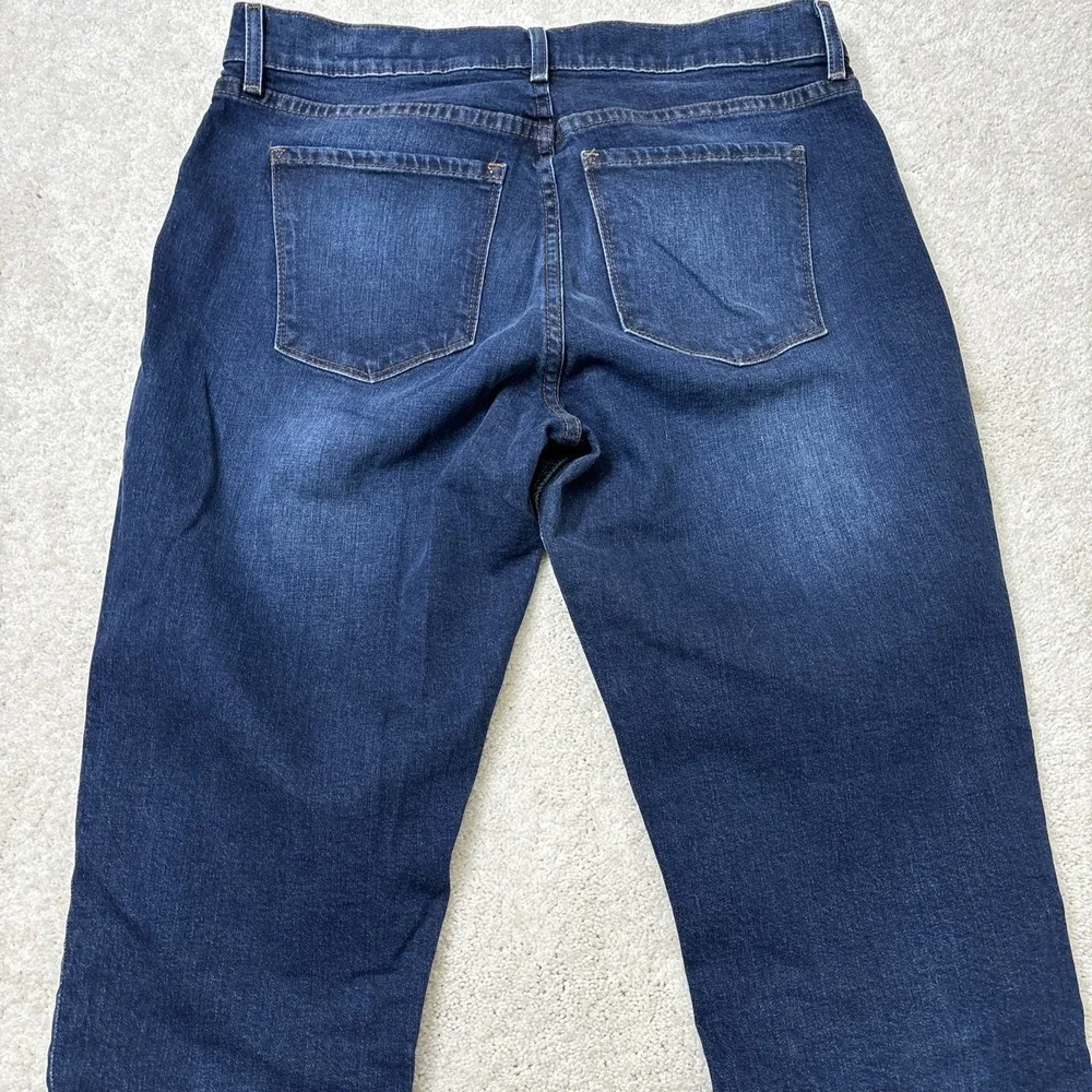 MOTT AND BOW Jeans Women's 32x30 Blue Boyfriend Denim Dark‎ Wash